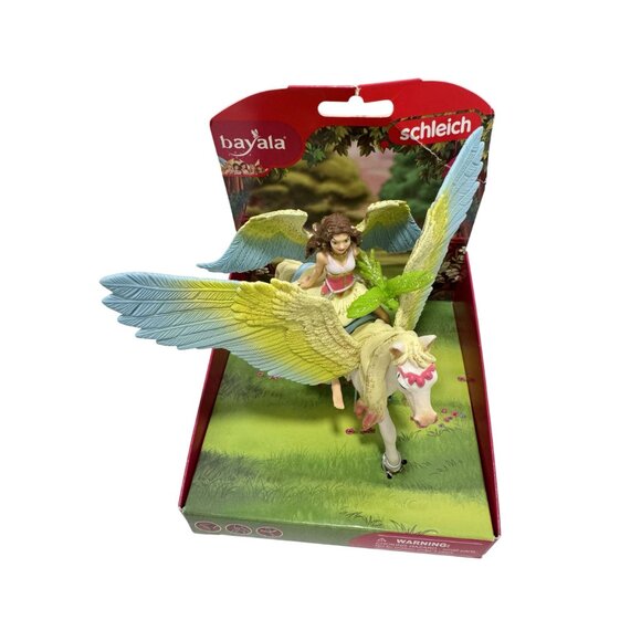 NEW SCHLEICH 70566 Fairy Surah with Glitter Pegasus Bayala Toy Figurine - Picture 2 of 6